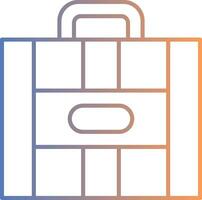 Suitcase Line Gradient Icon vector