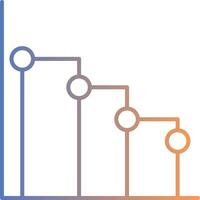 line gradient icon vector