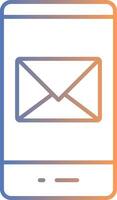 line gradient icon vector