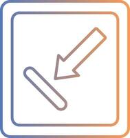 line gradient icon vector