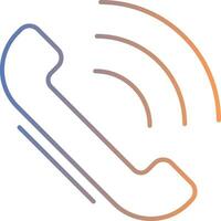 line gradient icon vector