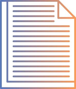 línea degradado icono vector