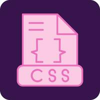 icono de vector de css