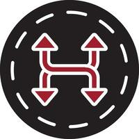 Shuffle Vector Icon
