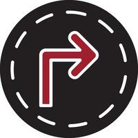 Turn Right Vector Icon