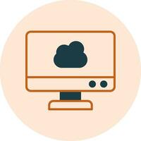 Cloud Computing Vector Icon