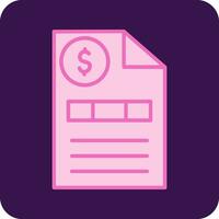 Invoice Vector Icon