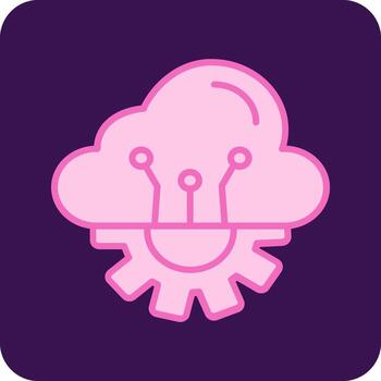 Cloud Computing Vector Icon