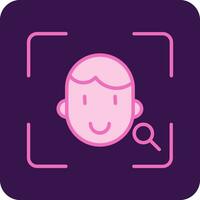 Face Scanner Vector Icon