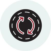 Roundabout Vector Icon