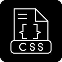 icono de vector de css