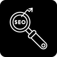 icono de vector de seo