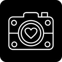 icono de vector de cámara de fotos