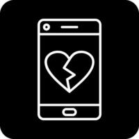 Heart Break Vector Icon