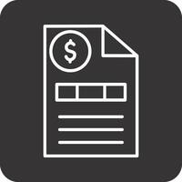 Invoice Vector Icon