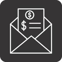 icono de vector de correo