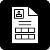 Personial document Vector Icon