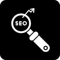 icono de vector de seo