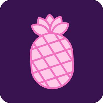 Pineapple Vector Icon