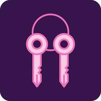 Surrogate Key Vector Icon