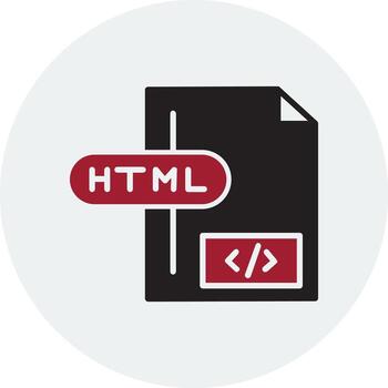Html File Vector Icon