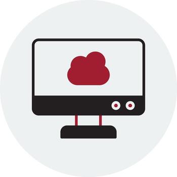 Cloud Computing Vector Icon