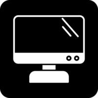 icono de vector de pantalla de monitor