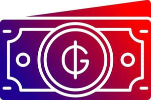 Guarani Solid Gradient Icon vector