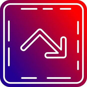 Bounce Solid Gradient Icon vector