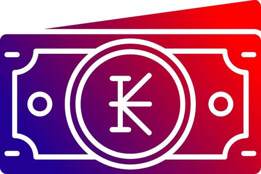 Kip Solid Gradient Icon vector