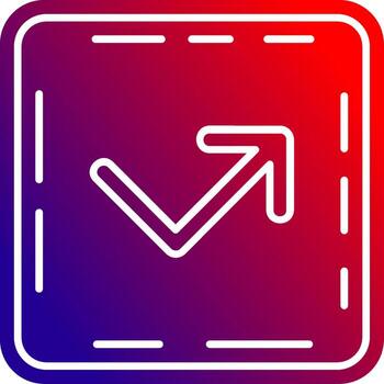 Bounce Solid Gradient Icon vector
