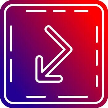 Bounce Solid Gradient Icon vector