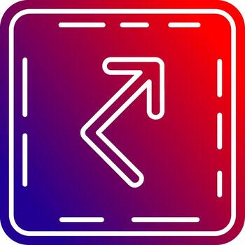 Bounce Solid Gradient Icon vector
