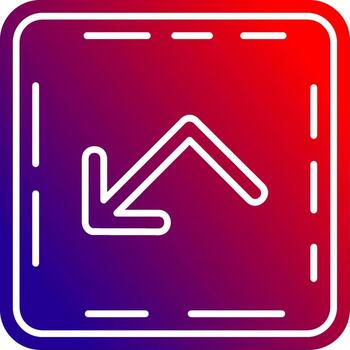 Bounce Solid Gradient Icon vector