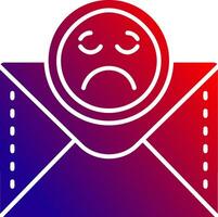 Emoji Solid Gradient Icon vector