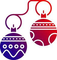 Jingle bell Solid Gradient Icon vector