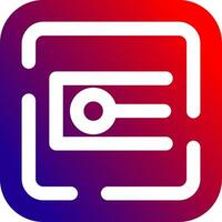 Endpoint Solid Gradient Icon vector