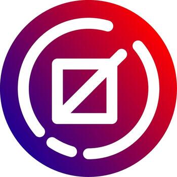 cosecha sólido degradado icono vector