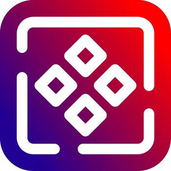 Component Solid Gradient Icon vector