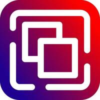 Drag and drop Solid Gradient Icon vector