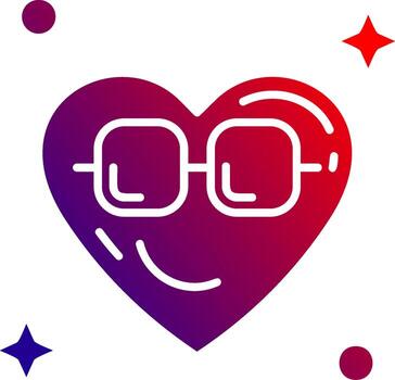 Cool Solid Gradient Icon vector