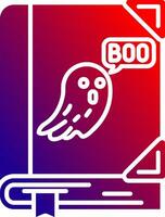 Spooky Solid Gradient Icon vector