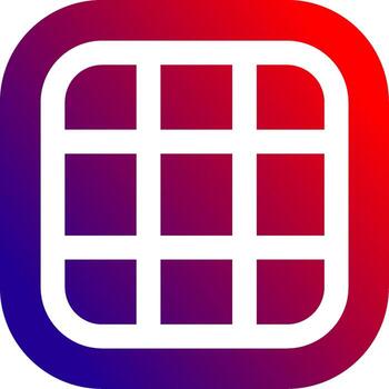 diseño sólido degradado icono vector