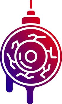 Eye ball Solid Gradient Icon vector