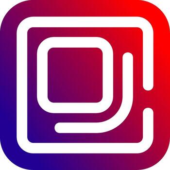 Full screen Solid Gradient Icon vector