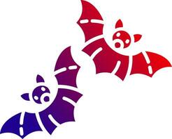 sangre sólido degradado icono vector