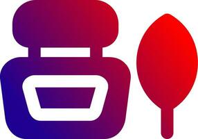 Ink bottle Solid Gradient Icon vector
