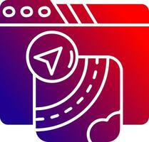 Gpu Solid Gradient Icon vector