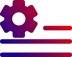 Deploy rules Solid Gradient Icon vector