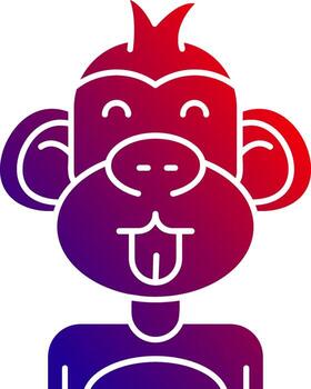 linda sólido degradado icono vector